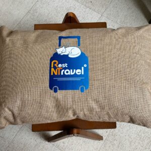 RestNTravel Eco Friendly Jute Pillow 16x22"